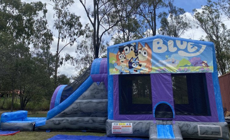 Bluey Jumping Castle with Waterslide