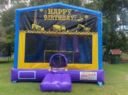 Construction Birthday Jumping Castle 4in1 Combo