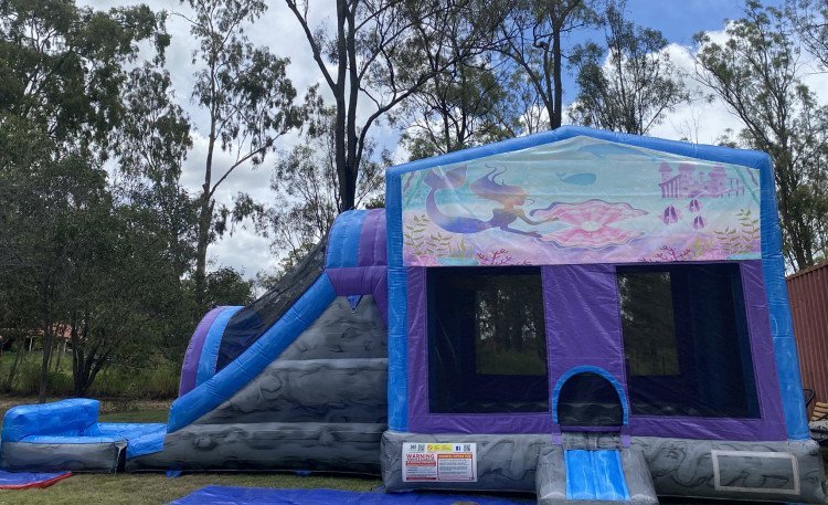 Mermaids Jumping Castle with Waterslide