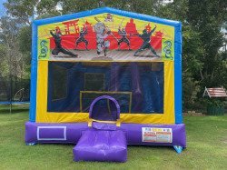 Ninja 1651146233 1 Ninja Jumping Castle with External Dry Slide