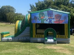 PJ Masks Jumping Castle with Waterslide