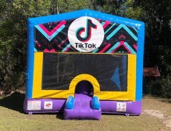 TikTok 1685417832 1 TikTok Jumping Castle with External Dry Slide