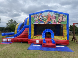 Mickey Mouse Jumping Castle with External Dry Slide