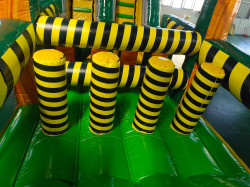 Nuclear Escape Obstacle Course with Water Slide
