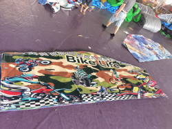Dirt Bike Jumping Castle with Waterslide