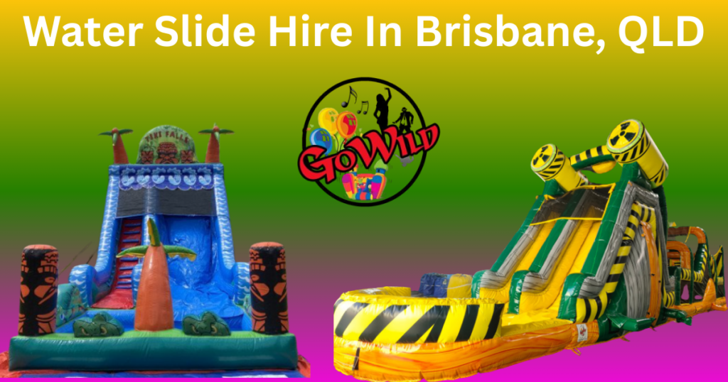 Water Slide Hire In Brisbane, QLD - GoWild Castles & Party Hire