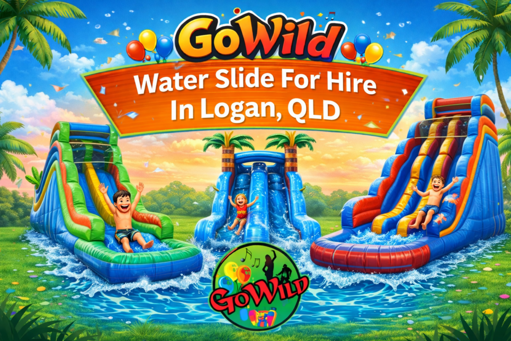 Water Slide Hire In Logan, QLD - GoWild Castles & Party Hire