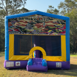 Dirt Bike Jumping Castle 4in1 Combo