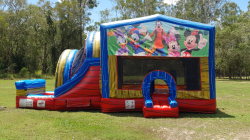 Mickey Mouse Jumping Castle with External Dry Slide