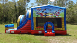 Paw Patrol Jumping Castle with External Dry Slide