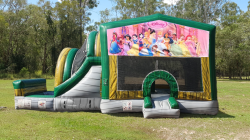 Princess Jumping Castle with Waterslide